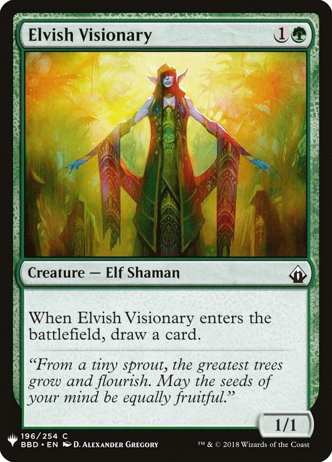 Elvish Visionary (196) (LIST)