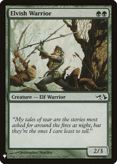 Elvish Warrior (5) (LIST)