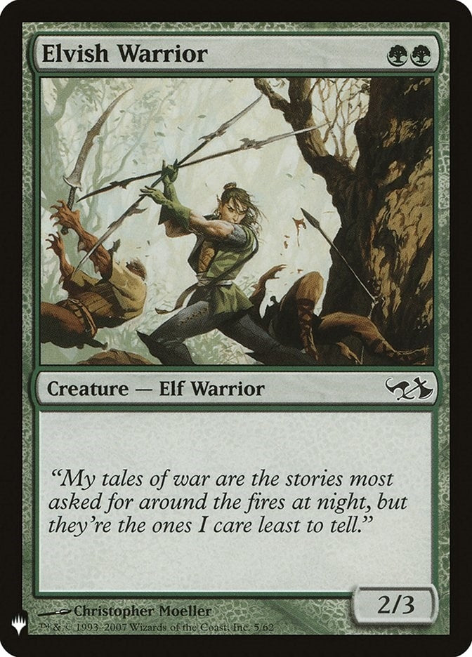 Elvish Warrior (5) (LIST)