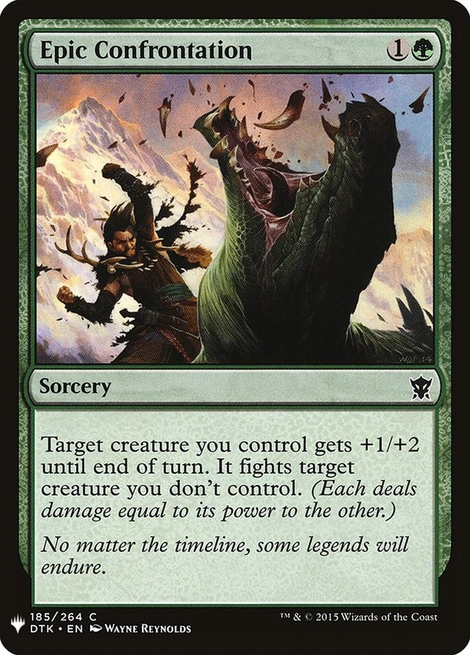 Epic Confrontation (185) (LIST)