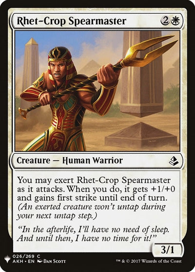 Rhet-Crop Spearmaster (26) (LIST)