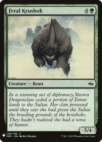 Feral Krushok (128) (LIST)