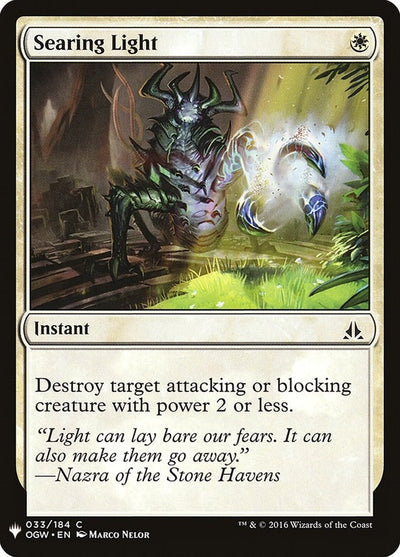 Searing Light (33) (LIST)
