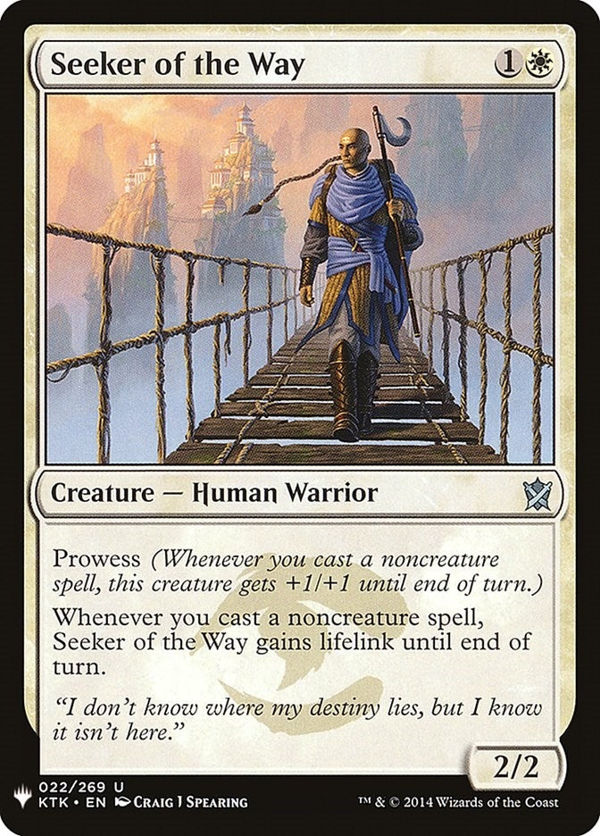Seeker of the Way (22) (LIST)