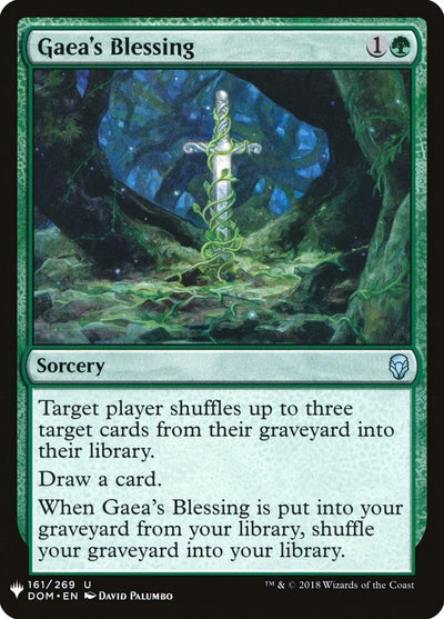 Gaea's Blessing (161) (LIST)