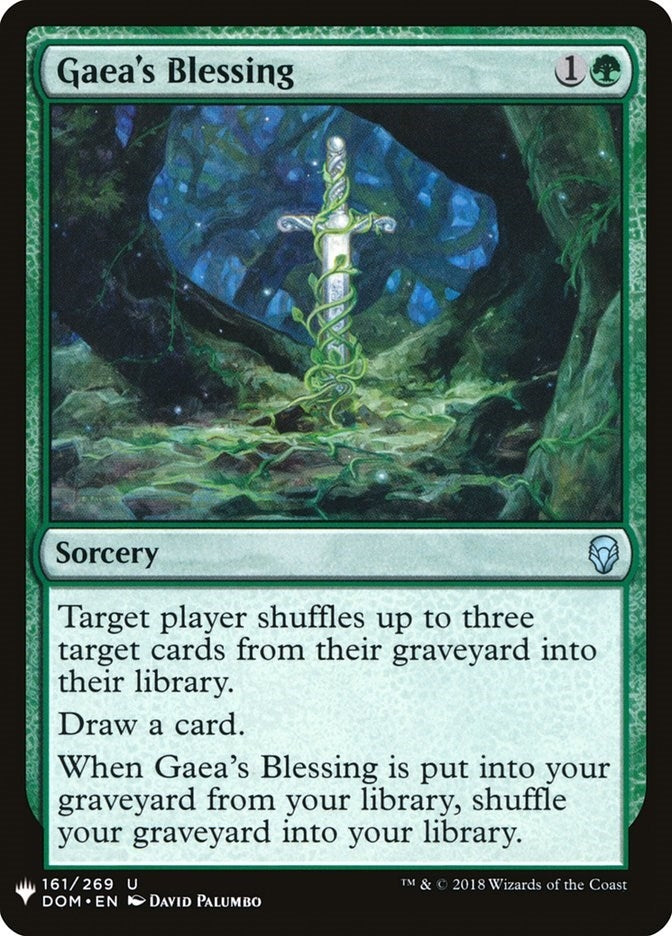 Gaea's Blessing (161) (LIST)