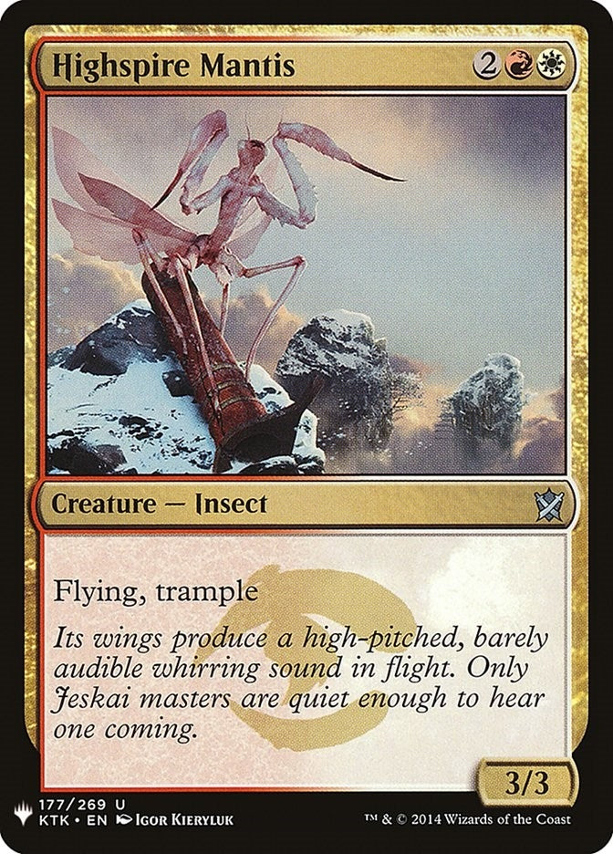 Highspire Mantis (177) (LIST)