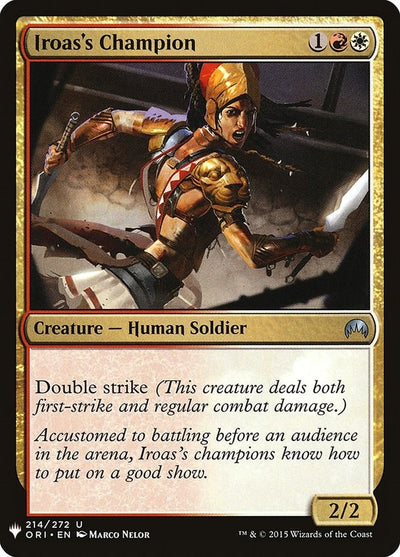 Iroas's Champion (214) (LIST)