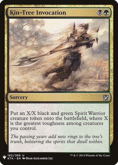 Kin-Tree Invocation (183) (LIST)