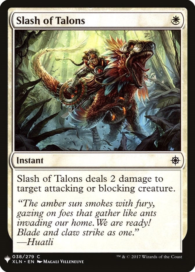 Slash of Talons (38) (LIST)