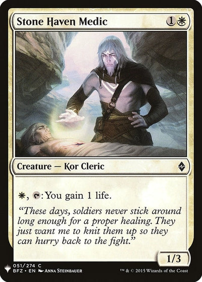 Stone Haven Medic (51) (LIST)