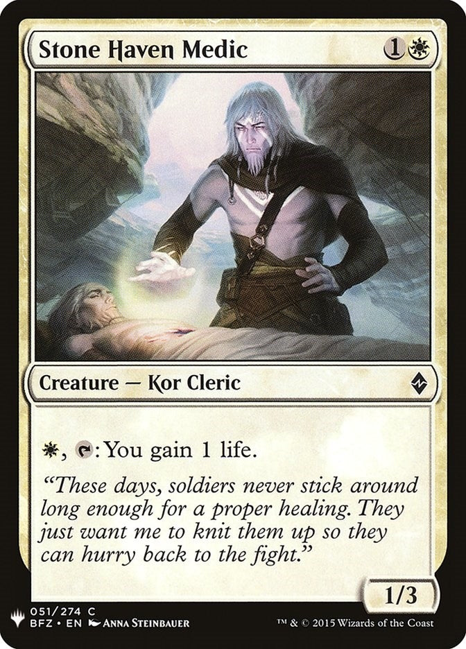 Stone Haven Medic (51) (LIST)