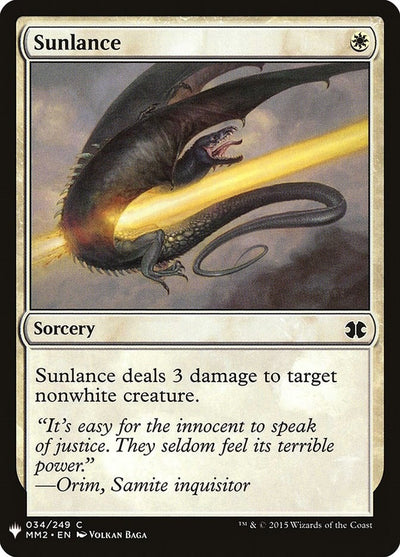 Sunlance (34) (LIST)