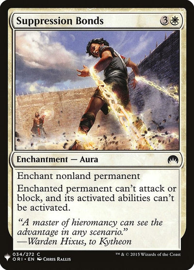 Suppression Bonds (34) (LIST)