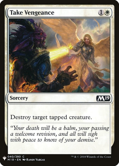Take Vengeance (40) (LIST)