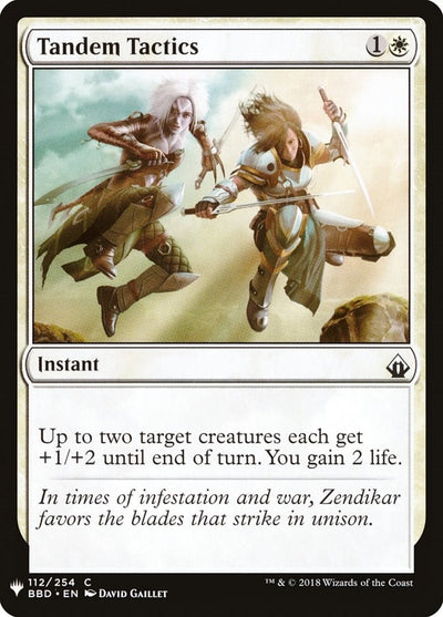Tandem Tactics (112) (LIST)