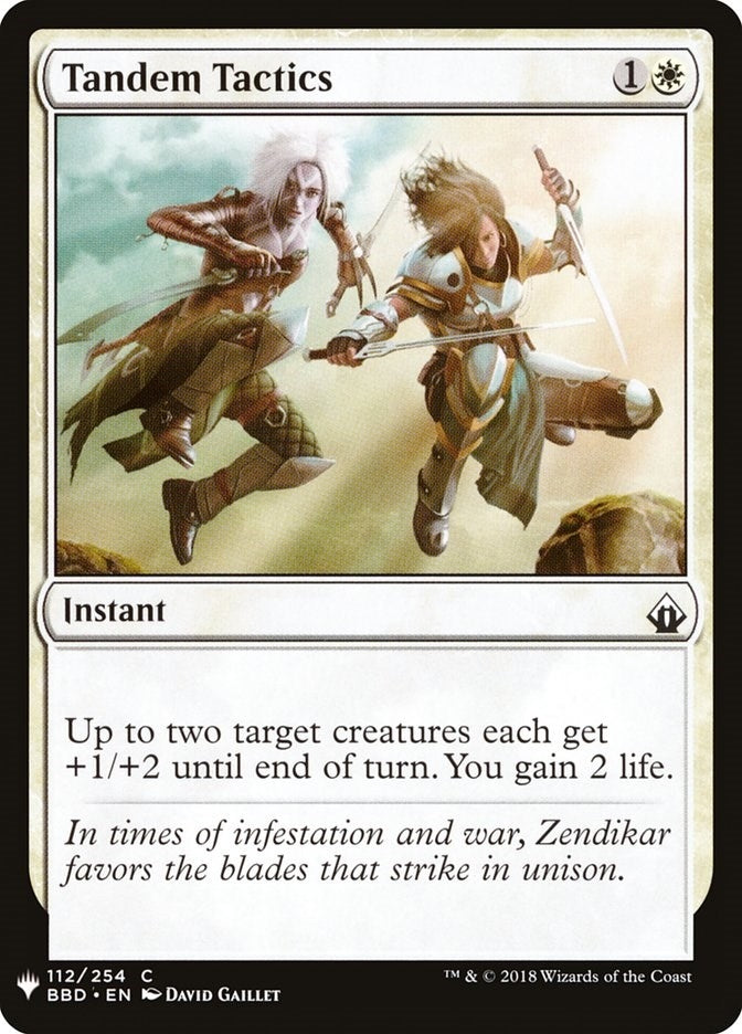 Tandem Tactics (112) (LIST)