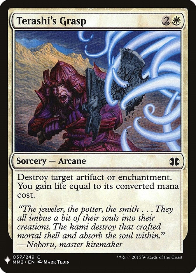 Terashi's Grasp (37) (LIST)
