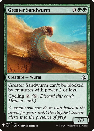 Greater Sandwurm (168) (LIST)