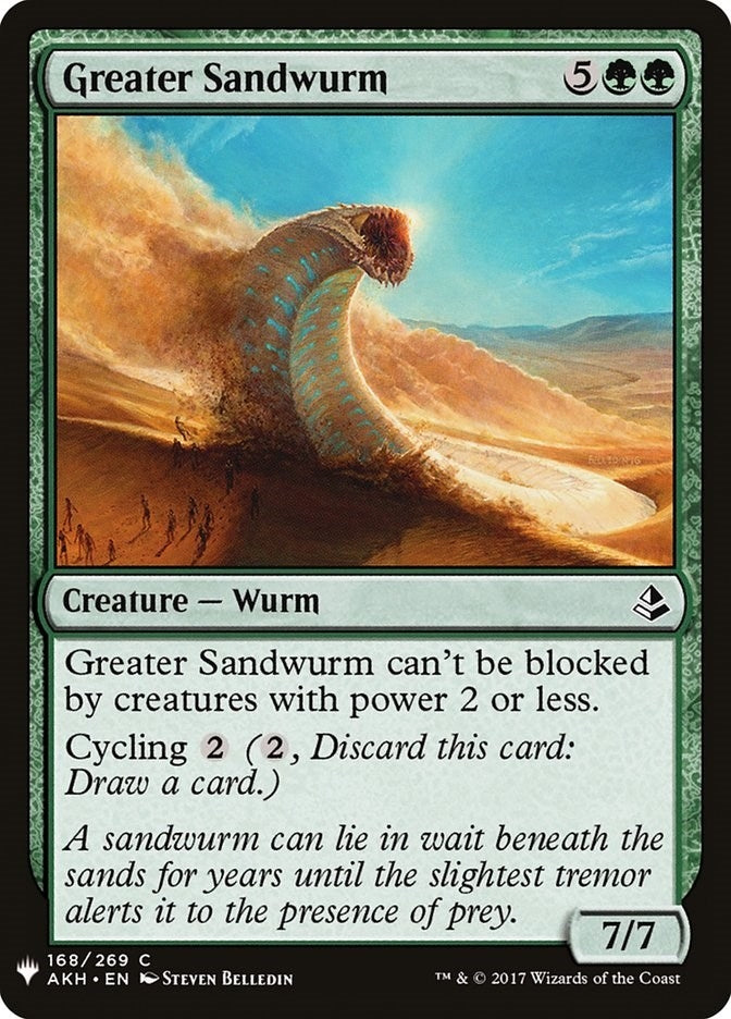 Greater Sandwurm (168) (LIST)