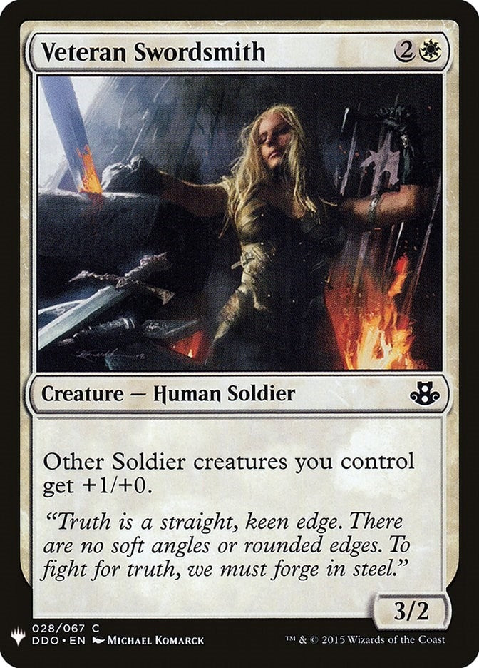 Veteran Swordsmith (28) (LIST)
