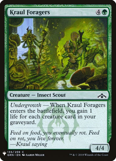 Kraul Foragers (135) (LIST)
