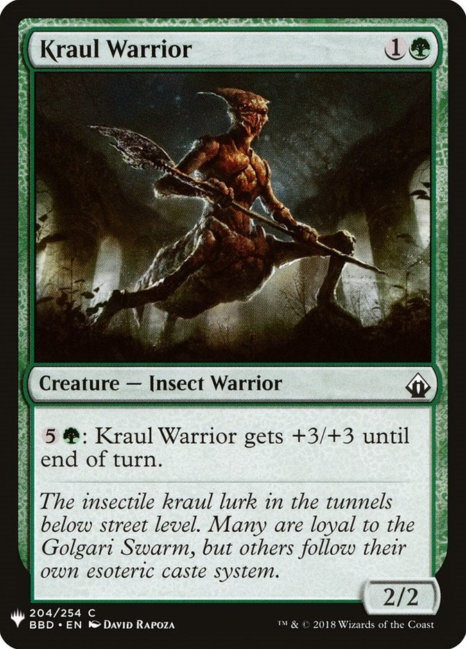 Kraul Warrior (204) (LIST)