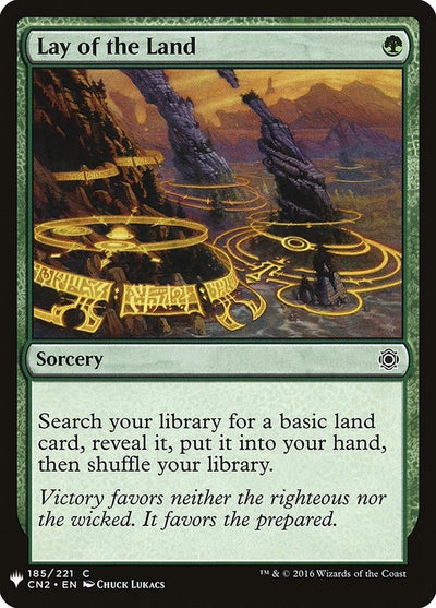 Lay of the Land (185) (LIST)