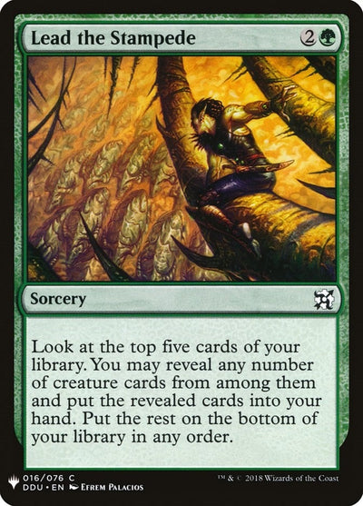 Lead the Stampede (16) (LIST)