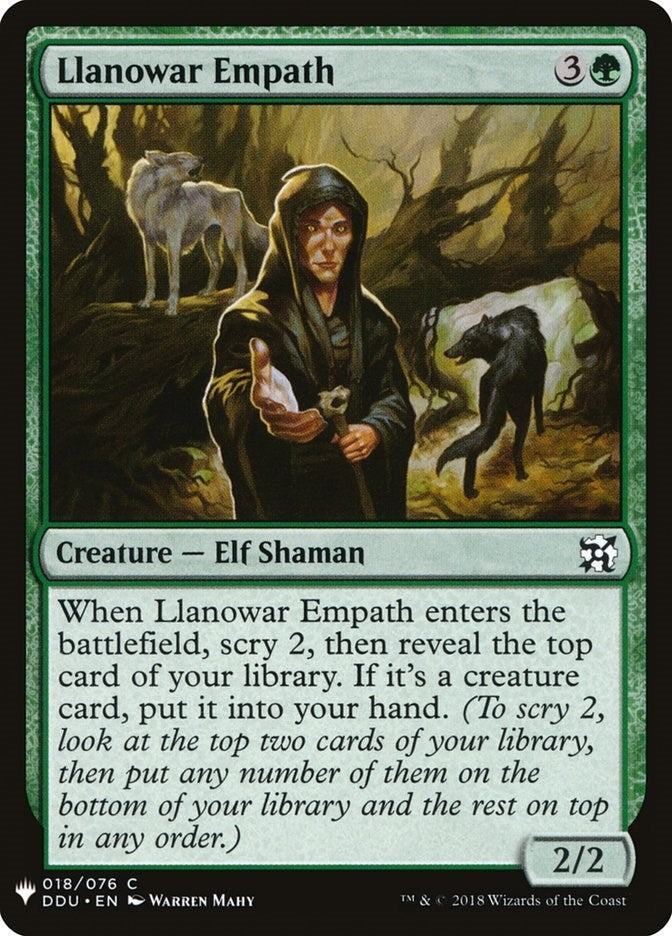 Llanowar Empath (18) (LIST)
