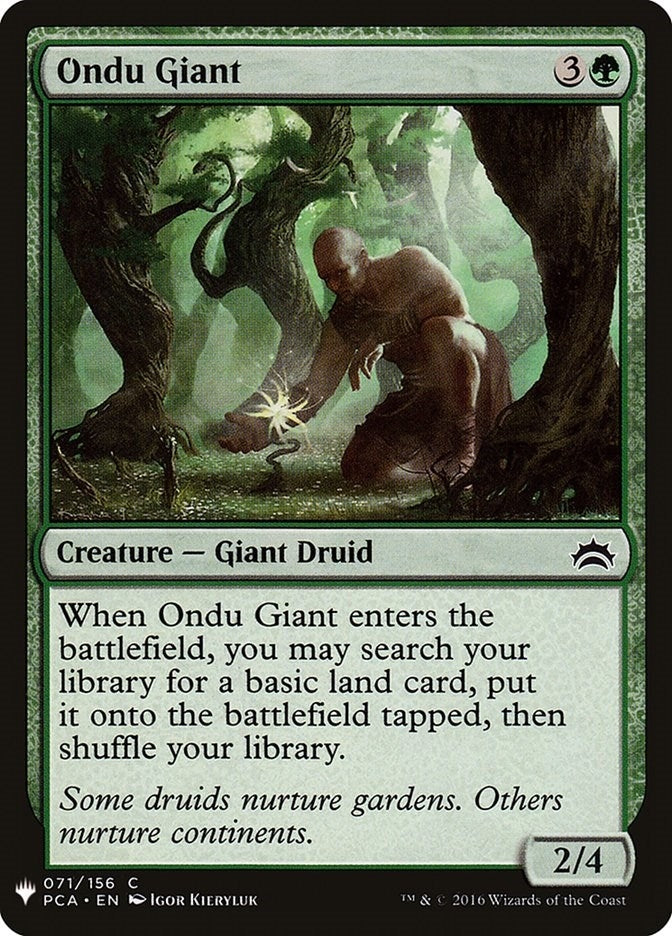 Ondu Giant (71) (LIST)