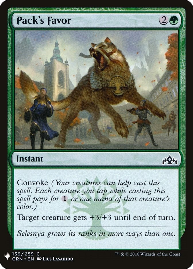 Pack's Favor (139) (LIST)