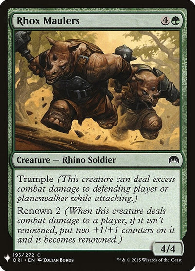 Rhox Maulers (196) (LIST)