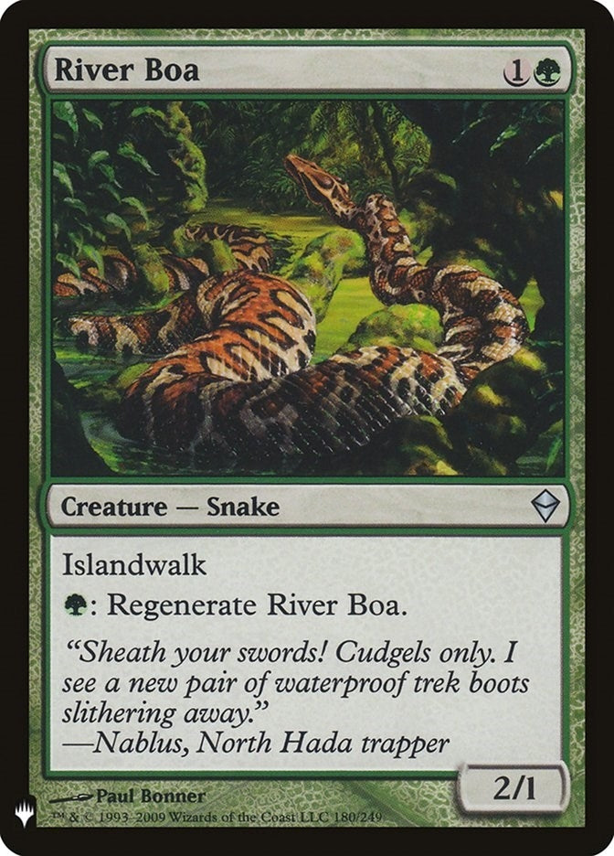 River Boa (180) (LIST)