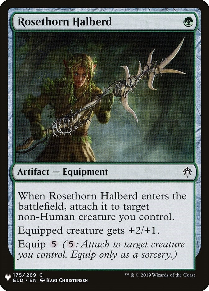 Rosethorn Halberd (175) (LIST)
