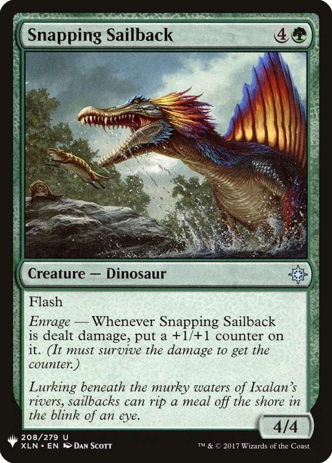 Snapping Sailback (208) (LIST)