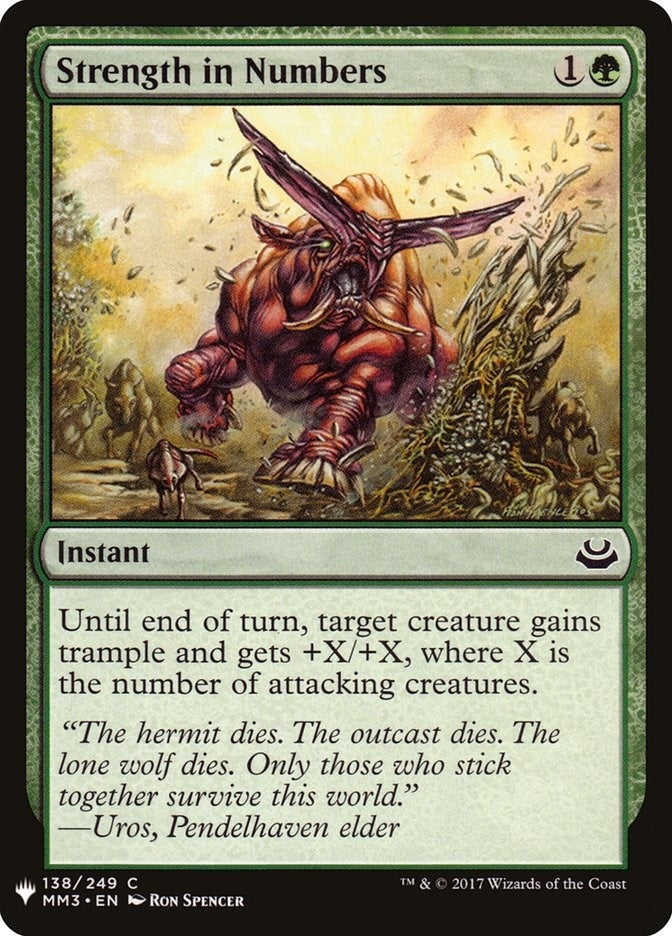 Strength in Numbers (138) (LIST)