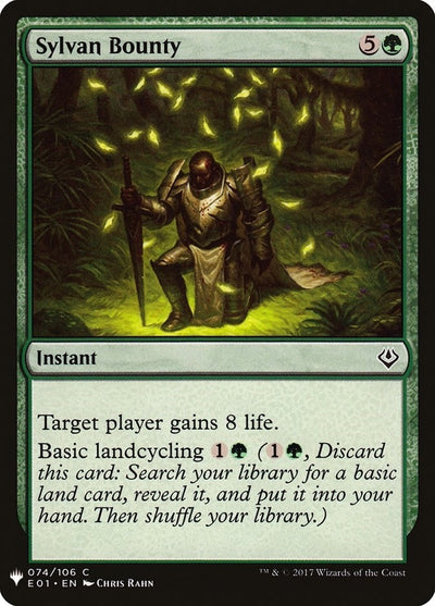 Sylvan Bounty (74) (LIST)