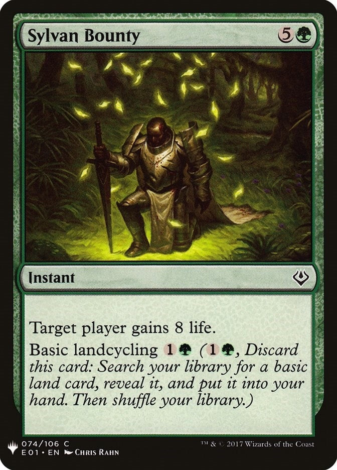 Sylvan Bounty (74) (LIST)
