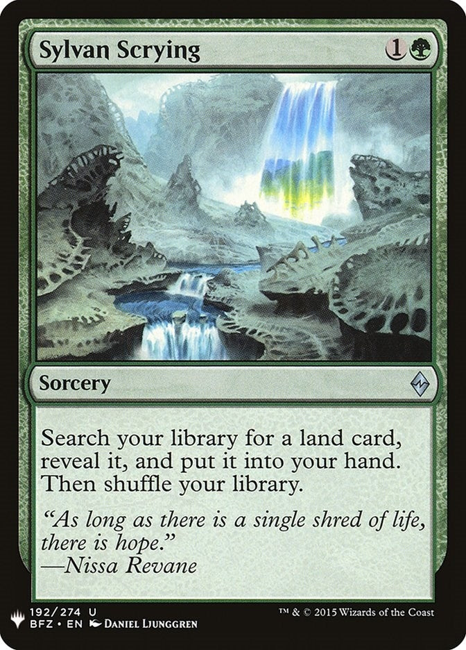 Sylvan Scrying (192) (LIST)