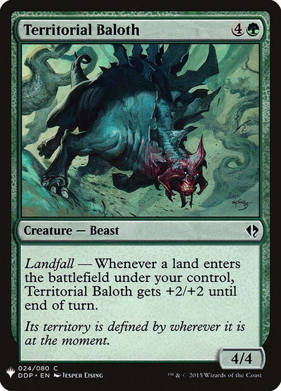 Territorial Baloth (24) (LIST)