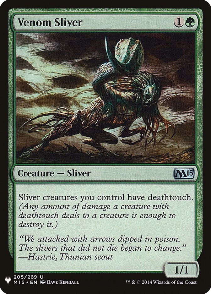 Venom Sliver (205) (LIST)