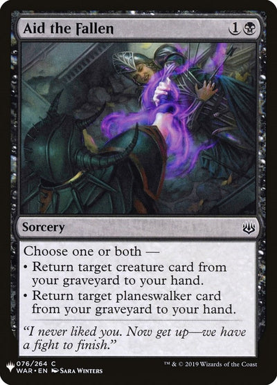 Aid the Fallen (76) (LIST)