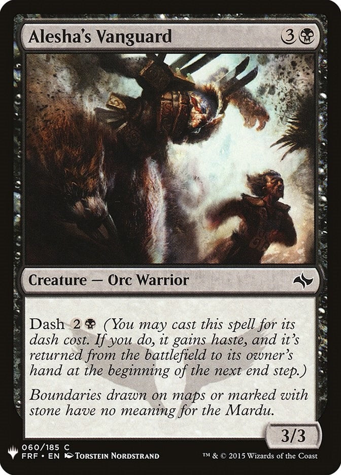 Alesha's Vanguard (60) (LIST)