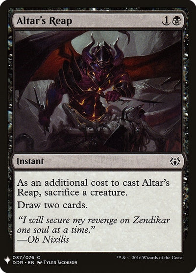 Altar's Reap (37) (LIST)