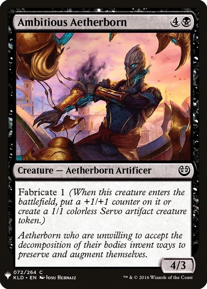 Ambitious Aetherborn (72) (LIST)