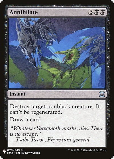 Annihilate (79) (LIST)