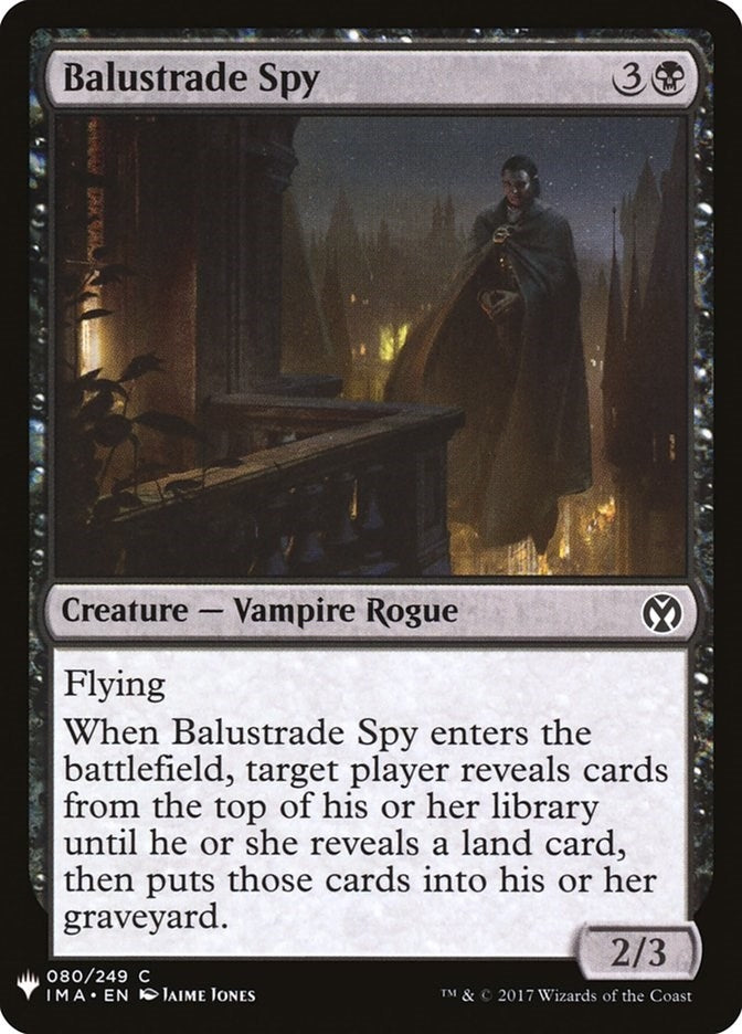 Balustrade Spy (80) (LIST)