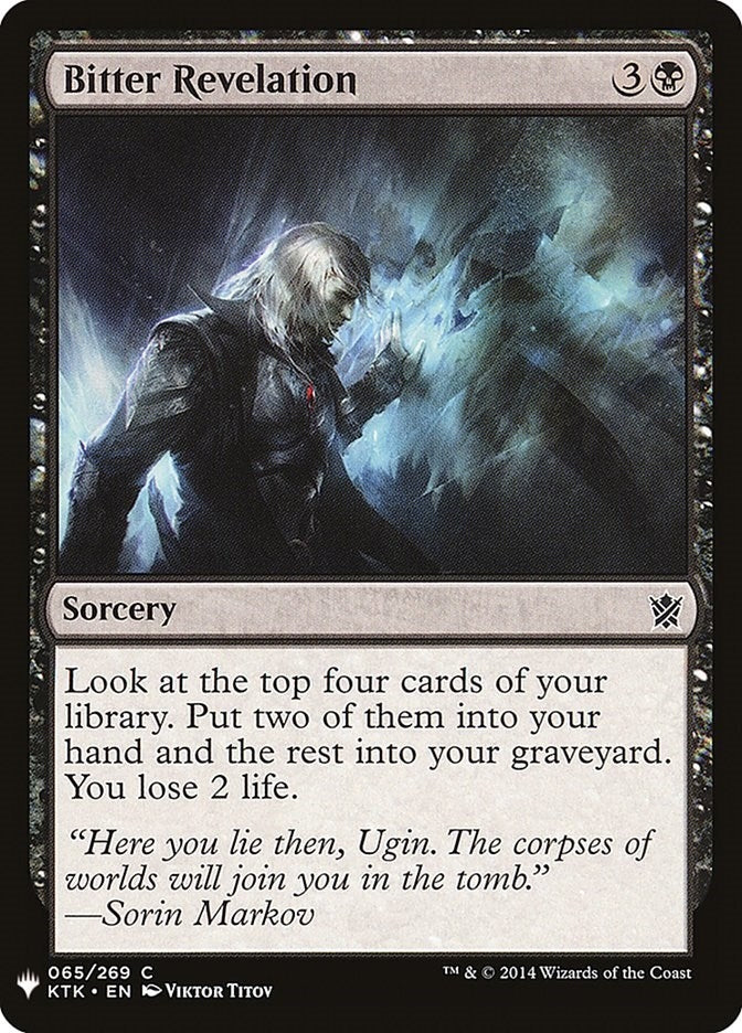 Bitter Revelation (65) (LIST)