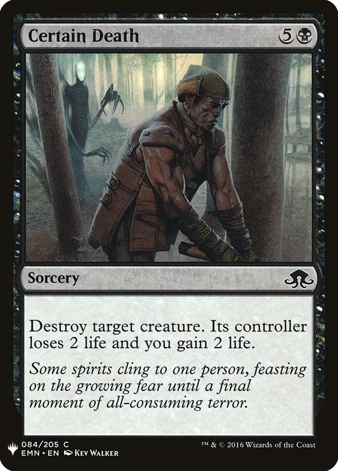 Certain Death (84) (LIST)